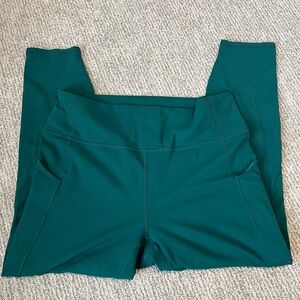 Green Fabletics leggings